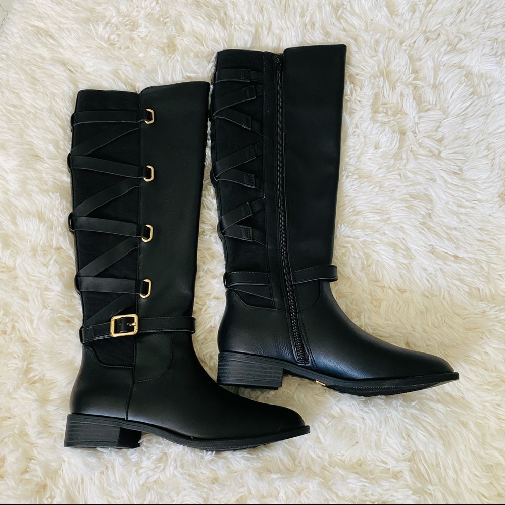 Thalía Sodi Veronika Block Heel Boots Size Various